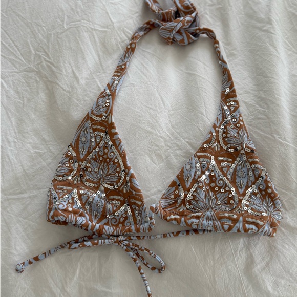 Victorias Secret Beaded Bikini Top - Picture 2 of 6